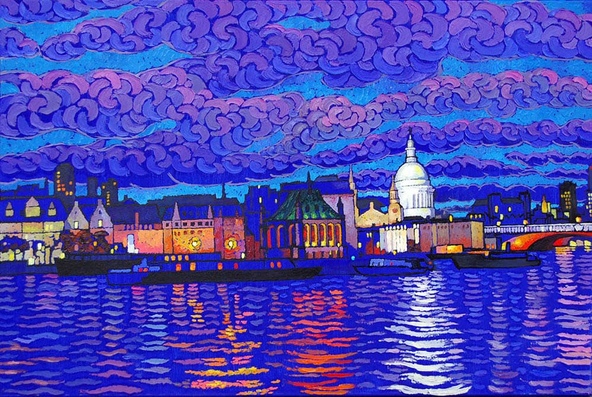 Thames at night